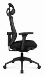 Fotel biurowy ergonomiczny obrotowy Hell's Chair HC- 1046 Czarny SIATKA MESH