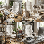 Fotel biurowy obrotowy Hell's Chair HC- 1031 White Biały