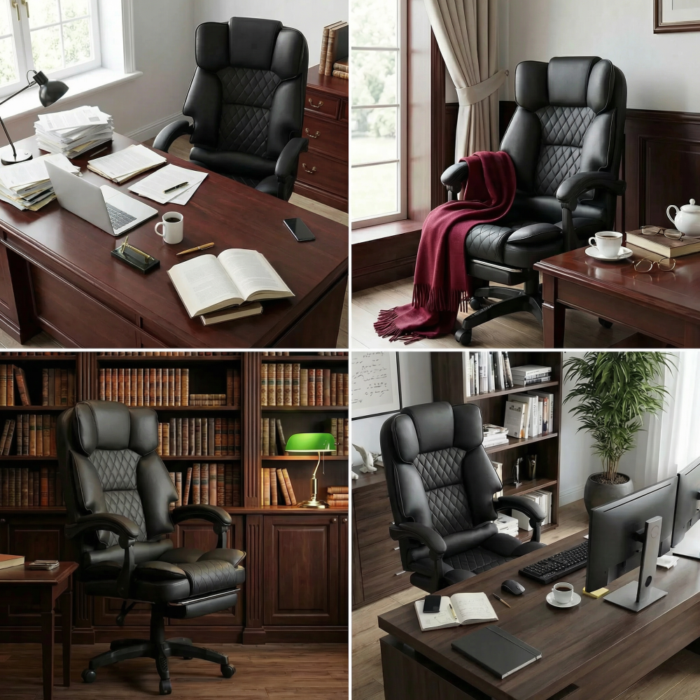 Fotel biurowy obrotowy Hell's Chair HC- 1031 Black