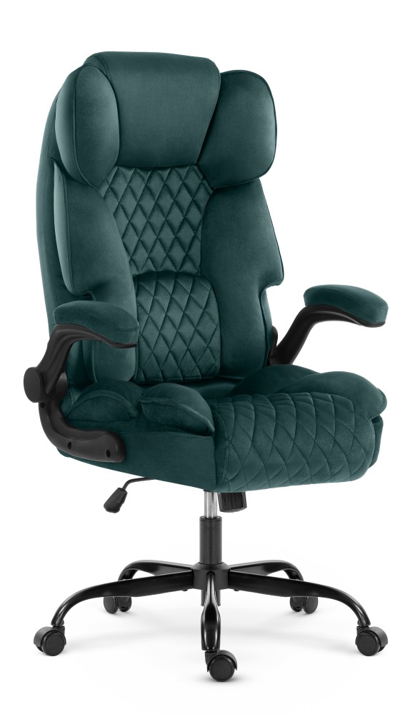 Fotel biurowy obrotowy Hell's Chair HC- 1033 Green Zielony Tkanina