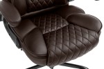 Fotel biurowy obrotowy Hell's Chair HC- 1033 Brown Brązowy Tkanina