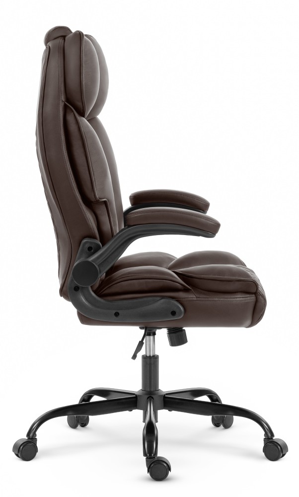 Fotel biurowy obrotowy Hell's Chair HC- 1033 Brown Brązowy Tkanina