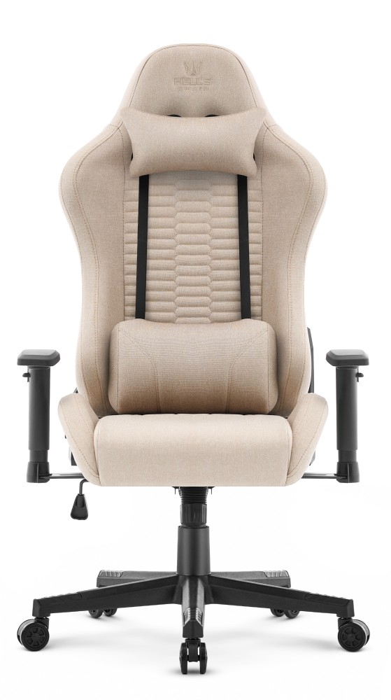 Fotel gamingowy Hell's Chair HC- 2000 Beige Black Beżowy Czarny