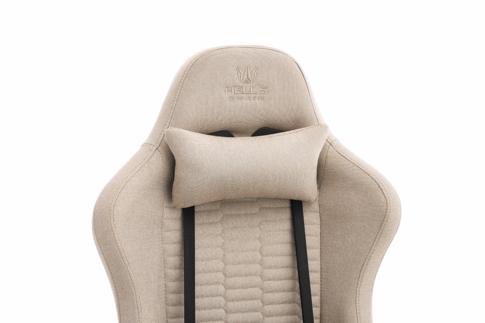 Fotel gamingowy Hell's Chair HC- 2000 Beige Black Beżowy Czarny