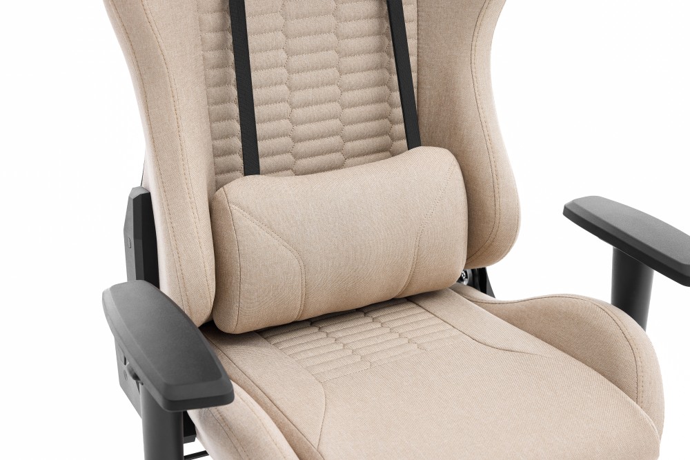 Fotel gamingowy Hell's Chair HC- 2000 Beige Black Beżowy Czarny