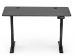 Biurko elektryczne z regulacją wysokości Hell's Chair Czarne Black Carbon
