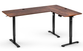 Biurko elektryczne z regulacją wysokości Hell's Chair Rustic Brown 180x120 cm  