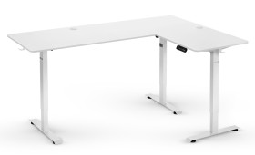 Biurko elektryczne z regulacją wysokości Hell's Chair White 180x120 cm   