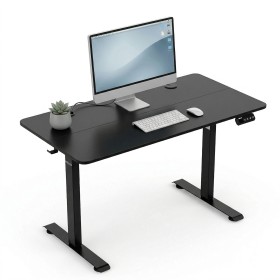 Biurko elektryczne z regulacją wysokości Hell's Chair Czarne Black 140x70 cm 