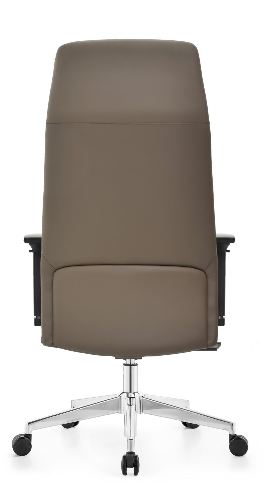 Fotel biurowy obrotowy Hell's Chair HC- 1058 Brown Brązowy Ekoskóra