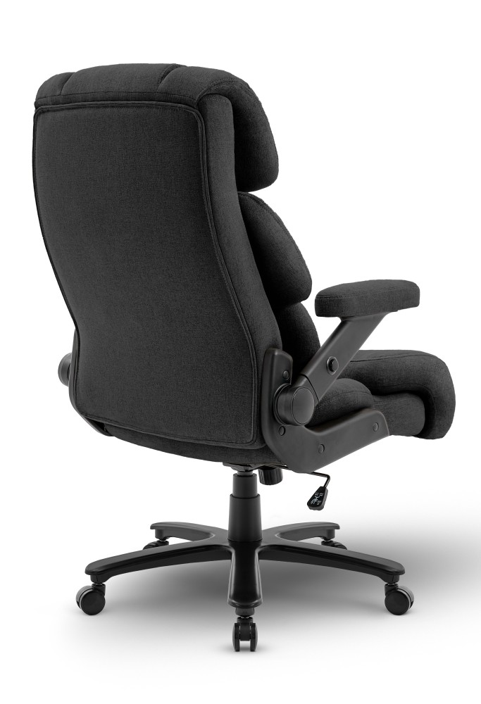 Fotel biurowy obrotowy Hell's Chair HC- 1034 Black Czarny Tkanina