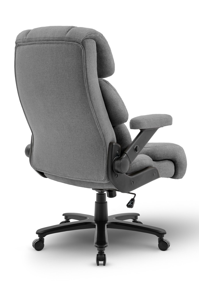 Fotel biurowy obrotowy Hell's Chair HC- 1034 Grey Szary Tkanina