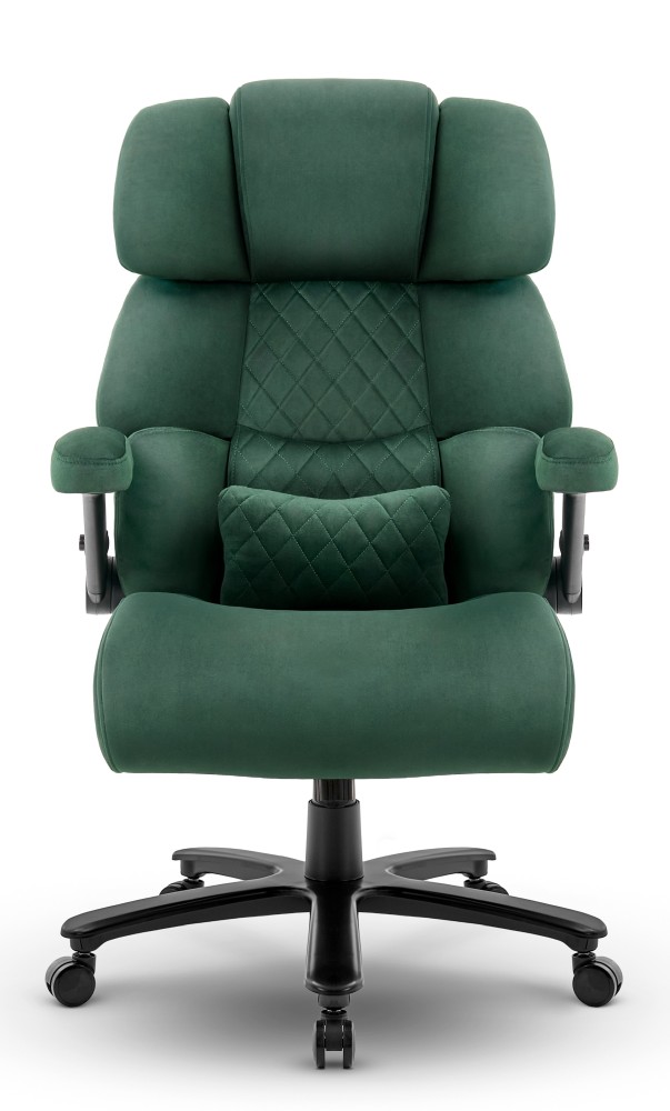 Fotel biurowy obrotowy Hell's Chair HC- 1034 Green Zielony Tkanina