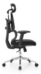Fotel biurowy ergonomiczny obrotowy Hell's Chair HC- 1060 Black Czarny Mesh
