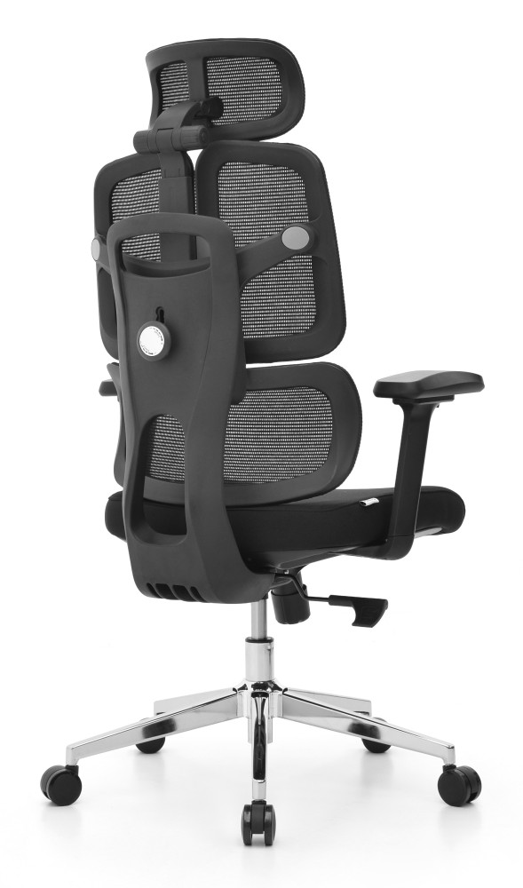 Fotel biurowy ergonomiczny obrotowy Hell's Chair HC- 1060 Black Czarny Mesh