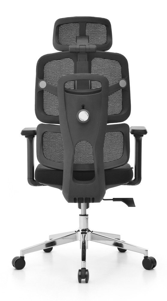 Fotel biurowy ergonomiczny obrotowy Hell's Chair HC- 1060 Black Czarny Mesh