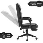Fotel biurowy obrotowy Hell's Chair HC- 1029 2.0 Black