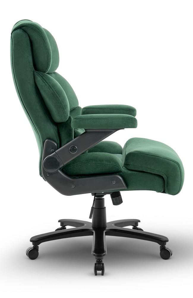 Fotel biurowy obrotowy Hell's Chair HC- 1034 Green Zielony Tkanina