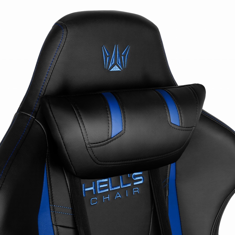 Fotel gamingowy Hell's Chair HC- 1013 Black Blue Czarny Niebieski