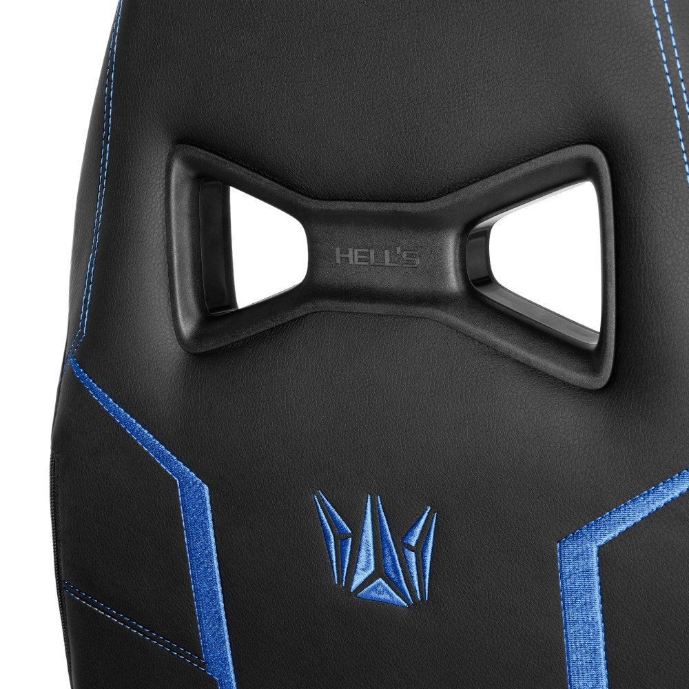 Fotel gamingowy Hell's Chair HC- 1013 Black Blue Czarny Niebieski