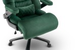 Fotel biurowy obrotowy Hell's Chair HC- 1034 Green Zielony Tkanina