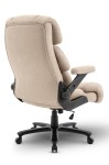 Fotel biurowy obrotowy Hell's Chair HC- 1034 Beige Beżowy Tkanina