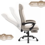 Fotel biurowy ergonomiczny obrotowy Hell's Chair HC- 1030 Beige Beżowy Tkanina
