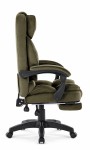 Fotel biurowy obrotowy Hell's Chair HC- 1031 Olive Oliwkowy Tkanina Welur