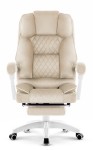 Fotel biurowy obrotowy Hell's Chair HC- 1031 Beżowy Beige Tkanina Welur