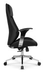 Fotel biurowy ergonomiczny obrotowy Hell's Chair HC- 1062 Czarny Black Ekoskóra Premium