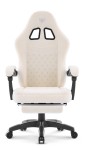 Fotel gamingowy Hell's Chair HC- 1015 Ecru Tkanina