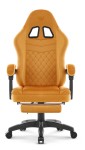 Fotel gamingowy Hell's Chair HC- 1015 Musztardowy Tkanina