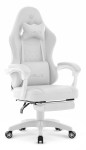 Fotel gamingowy Hell's Chair HC- 1015 White Biały Ekoskóra