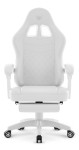 Fotel gamingowy Hell's Chair HC- 1015 White Biały Ekoskóra