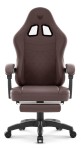 Fotel gamingowy Hell's Chair HC- 1015 Brown Brown Ciemny Brąz Ekoskóra