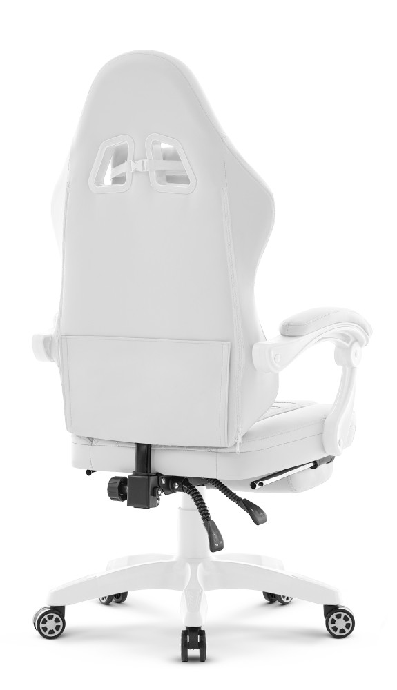 Fotel gamingowy Hell's Chair HC- 1015 White Biały Ekoskóra