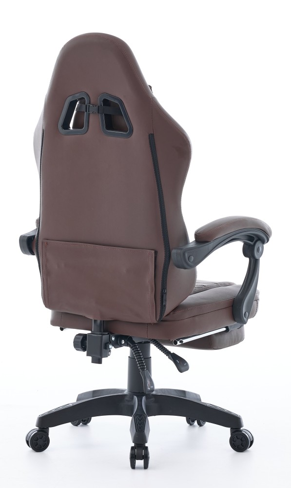 Fotel gamingowy Hell's Chair HC- 1015 Brown Brown Ciemny Brązowy Ekoskóra