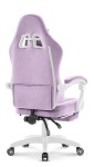 Fotel gamingowy Hell's Chair HC- 1015 Purple Fioletowy Tkanina Welurowa