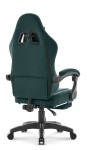 Fotel gamingowy Hell's Chair HC- 1015 Green Zielony Tkanina Welurowa
