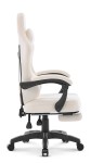 Fotel gamingowy Hell's Chair HC- 1015 Ecru Kremowy Tkanina