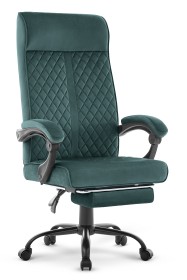 Fotel biurowy ergonomiczny obrotowy Hell's Chair HC- 1030 Green Zielony Tkanina
