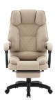 Fotel biurowy obrotowy Hell's Chair HC- 1031 Massage Edition Beige Beżowy Tkanina