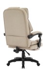 Fotel biurowy obrotowy Hell's Chair HC- 1031 Massage Edition Beige Beżowy Tkanina