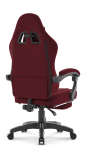 Fotel gamingowy Hell's Chair HC- 1015 Burgundy Burgundowy Tkanina Welurowa