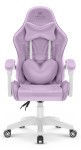 Fotel Gamingowy dla dzieci Hell's Chair Rainbow KIDS 2.0 Purple Fioletowy Tkanina Welurowa