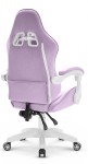 Fotel Gamingowy dla dzieci Hell's Chair Rainbow KIDS 2.0 Purple Fioletowy Tkanina Welurowa