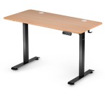 Biurko elektryczne z regulacją wysokości Hell's Chair Natur Wood Black