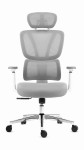 Fotel biurowy ergonomiczny obrotowy Hell's Chair HC- 1043 Szary Tkanina