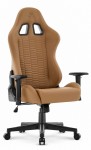 Fotel gamingowy Hell's Chair HC- 2000 Brown Brązowy Ekoskóra