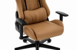 Fotel gamingowy Hell's Chair HC- 2000 Brown Brązowy Ekoskóra